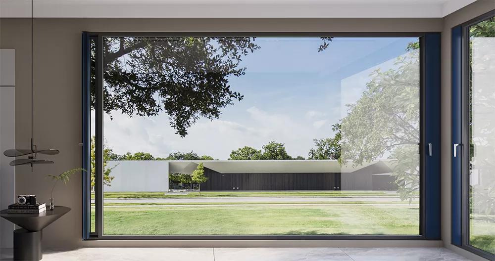 Innovative Micro Ventilation Aluminum Windows ສໍາລັບອາຄານທີ່ຢູ່ອາໄສ ແລະການຄ້າທີ່ທັນສະໄຫມ